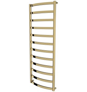 Рушникосушка Maxima 12 золото драбинка 1250x482, gold