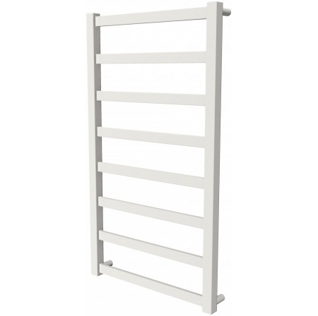 Біла сушка для рушників Extra 8 RAL9016 драбинка 850x480, white