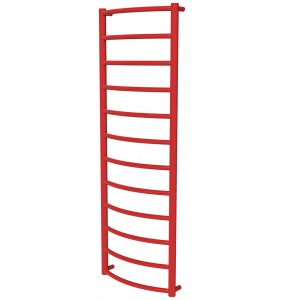 Сушарка для рушників Classic 12 червона RAL3020 драбинка 1250x432, red