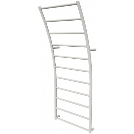Біла рушникосушка Wave 11 RAL9016 драбинка 1140x475, white