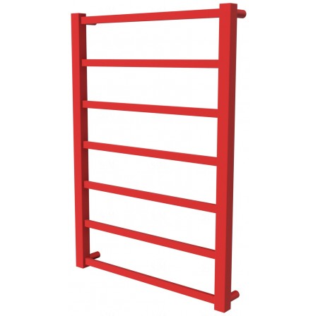 Рушникосушилка Quatro 7 червона RAL3020 драбинка 750x530, red