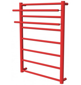 Рушникосушилка Elegant 7 червона RAL3020 драбинка 750x482, red