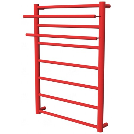 Рушникосушилка Elegant 7 червона RAL3020 драбинка 750x482, red