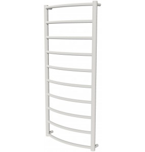 Біла рушникосушка Classic 10 RAL9016 драбинка 1050x482, white