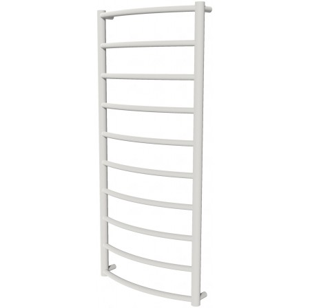 Біла рушникосушка Classic 10 RAL9016 драбинка 1050x482, white