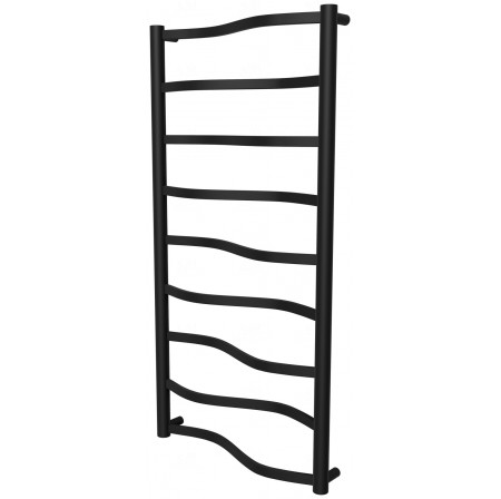 Чорна рушникосушка Lagoon 9 RAL9005 драбинка 950x482, black