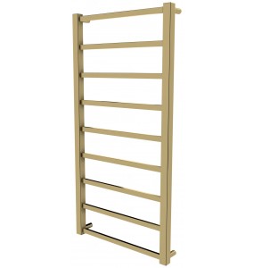 Золота рушникосушка Quatro 9 драбинка 950x480, gold
