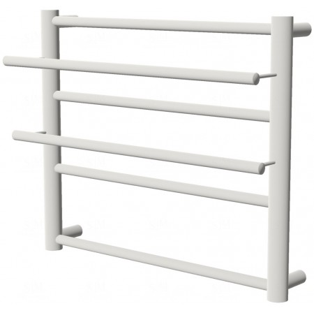Біла сушка для рушників Elegant 4 RAL9016 драбинка 450x482, white