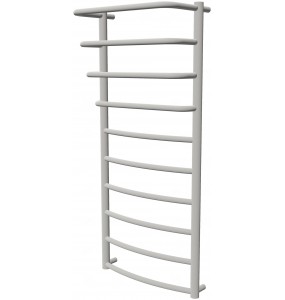 Біла сушарка для рушників Grosse 10 RAL9016 драбинка 1050x482, white
