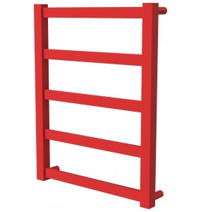 Сушарка для рушників Extra 5 червона RAL3020 драбинка 550x430, red