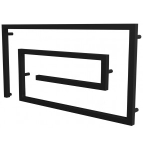 Сушарка для рушників Cyclone 8 чорна RAL9005 змійка 510x1000, black