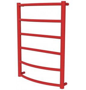 Сушка для рушників Classic 6 червона RAL3020 драбинка 650x482, red
