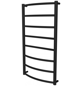 Рушникосушка Classic 8 чорна RAL9005 драбинка 850x482, black