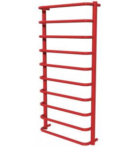 Рушникосушка Modern 10 червона RAL3020 драбинка 1050x532, red