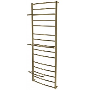 Рушникосушилка Safo 15 золото драбинка 1400x532, gold