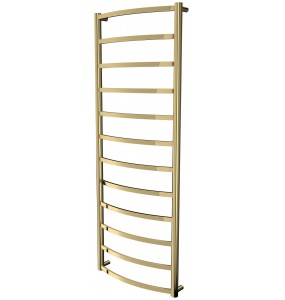 Сушарка для рушників Elite 12 золото драбинка 1250x482, gold