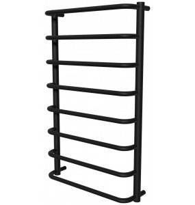 Чорна сушарка для рушників Modern 8 RAL9005 драбинка 850x532, black