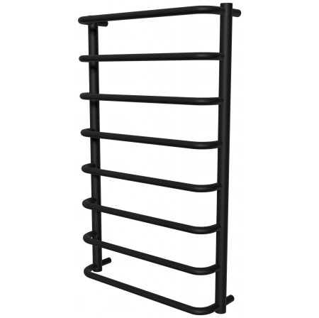 Чорна сушарка для рушників Modern 8 RAL9005 драбинка 850x532, black
