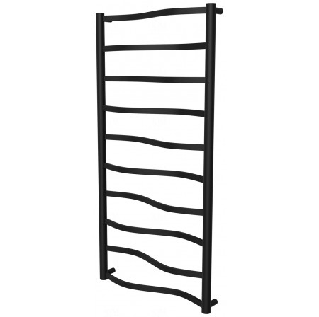 Рушникосушка Lagoon 10 чорна RAL9005 драбинка 1050x532, black