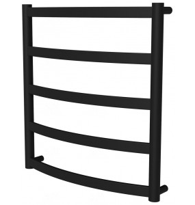 Сушарка для рушників Maxima 5 чорна RAL9005 драбинка 550x532, black