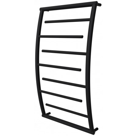 Чорна рушникосушка Atlantica 7 RAL9005 драбинка 850x532, black