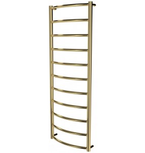 Золота рушникосушка Classic 11 драбинка 1150x432, gold