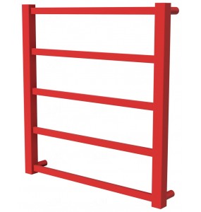 Червона сушарка для рушників Quatro 5 RAL3020 драбинка 550x530, red