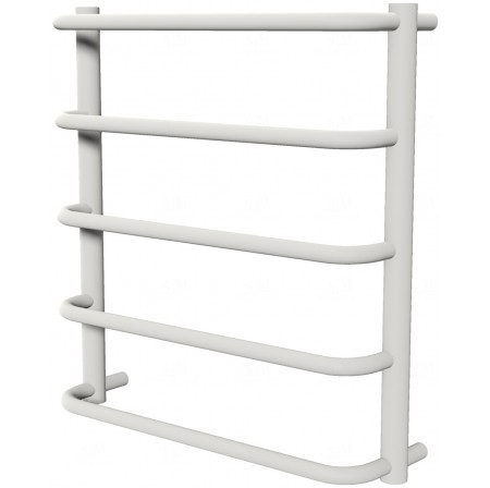 Біла рушникосушка Modern 5 RAL9016 драбинка 550x532, white