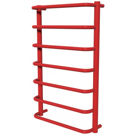 Рушникосушилка Modern 7 червона RAL3020 драбинка 750x482, red