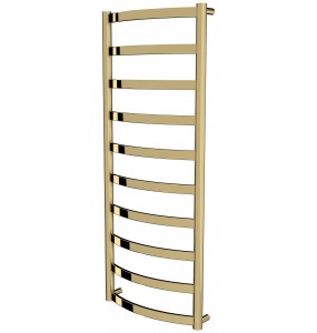 Золота рушникосушка Maxima 10 драбинка 1050x432, gold