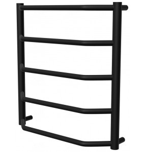 Сушка для рушників Standart 5 чорна RAL9005 драбинка 550x532, black