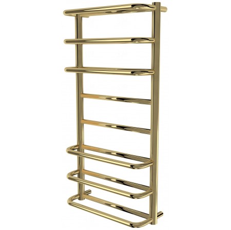 Золота рушникосушка Comfort 8 драбинка 850x432, gold