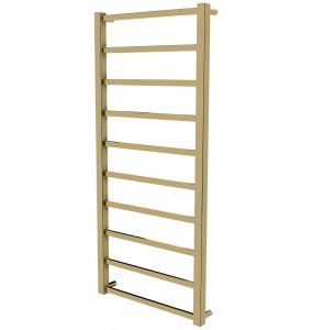 Золота сушарка для рушників Quatro 10 драбинка 1050x480, gold