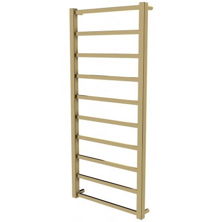 Золота сушарка для рушників Quatro 10 драбинка 1050x480, gold