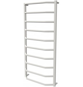 Біла сушка для рушників Standart 10 RAL9016 драбинка 1050x532, white