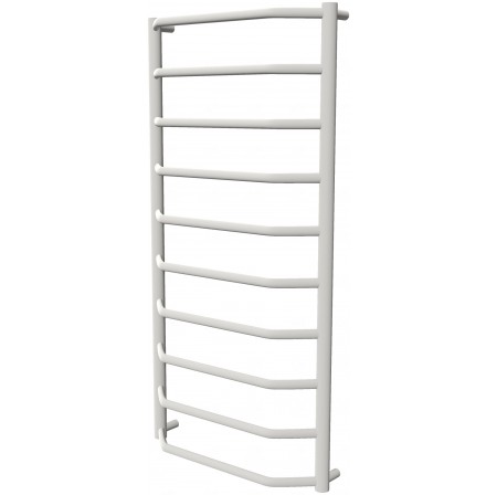 Біла сушка для рушників Standart 10 RAL9016 драбинка 1050x532, white