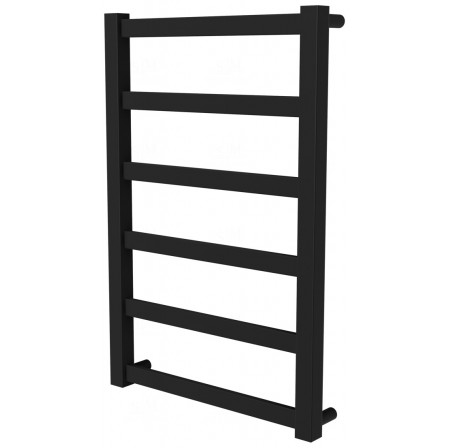 Чорна рушникосушка Extra 6 RAL9005 драбинка 650x430, black