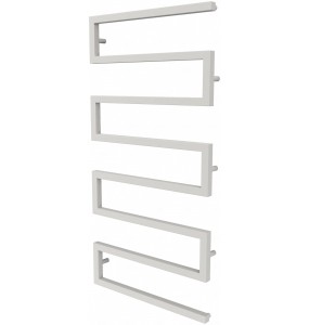 Біла сушарка для рушників Ultra 7 RAL9016 змійка 1230x600, white
