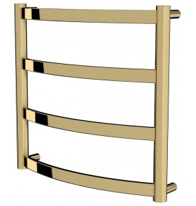 Сушка для рушників Maxima 4 золото драбинка 450x482, gold