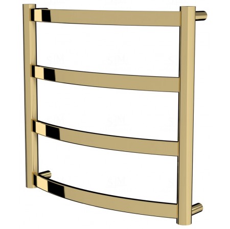 Сушка для рушників Maxima 4 золото драбинка 450x482, gold
