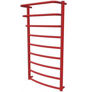 Рушникосушка Grosse 9 червона RAL3020 драбинка 950x532, red