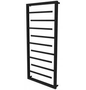 Чорна сушка для рушників Prestige 9 RAL9005 драбинка 1050x530, black