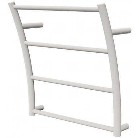 Біла сушарка для рушників Wave 4 RAL9016 драбинка 440x425, white