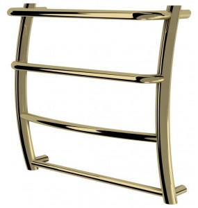 Золота рушникосушка Breeze 4 драбинка 450x482, gold