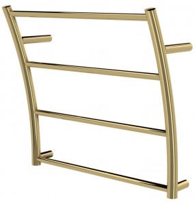 Рушникосушка Wave 4 золото драбинка 440x475, gold