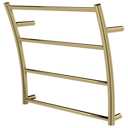 Рушникосушка Wave 4 золото драбинка 440x475, gold