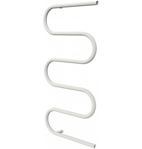 Біла рушникосушка Змійка 5 RAL9016 змійка 945x450, white