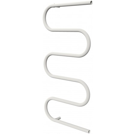 Біла рушникосушка Змійка 5 RAL9016 змійка 945x450, white