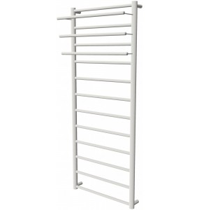Біла сушка для рушників Elegant 12 RAL9016 драбинка 1250x482, white