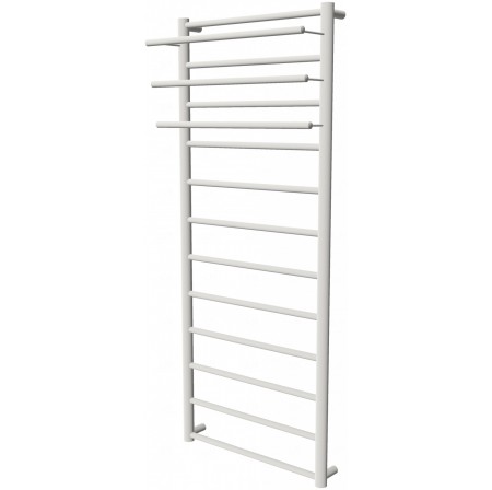 Біла сушка для рушників Elegant 12 RAL9016 драбинка 1250x482, white